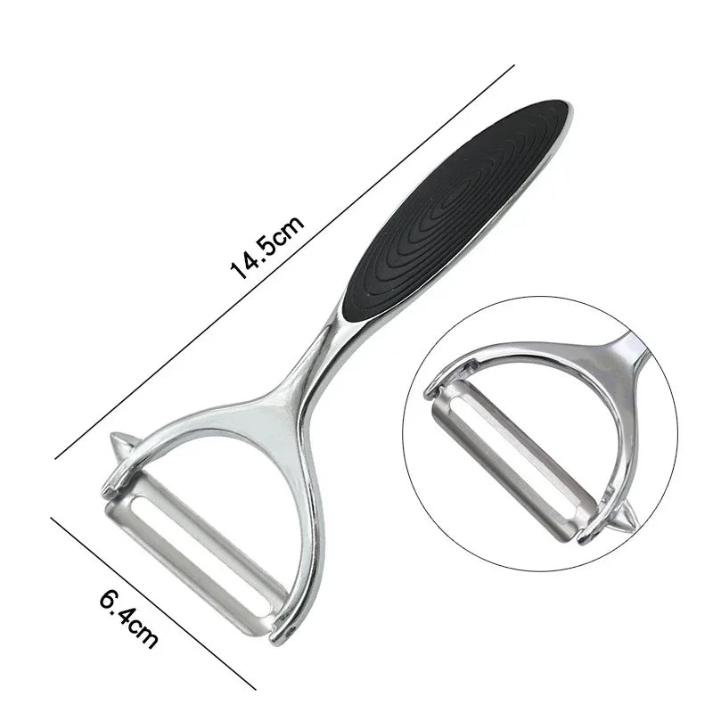 Multi Purpose Stainless Steel Vegetable Peeler And Fruit Zester Kitchen Tool