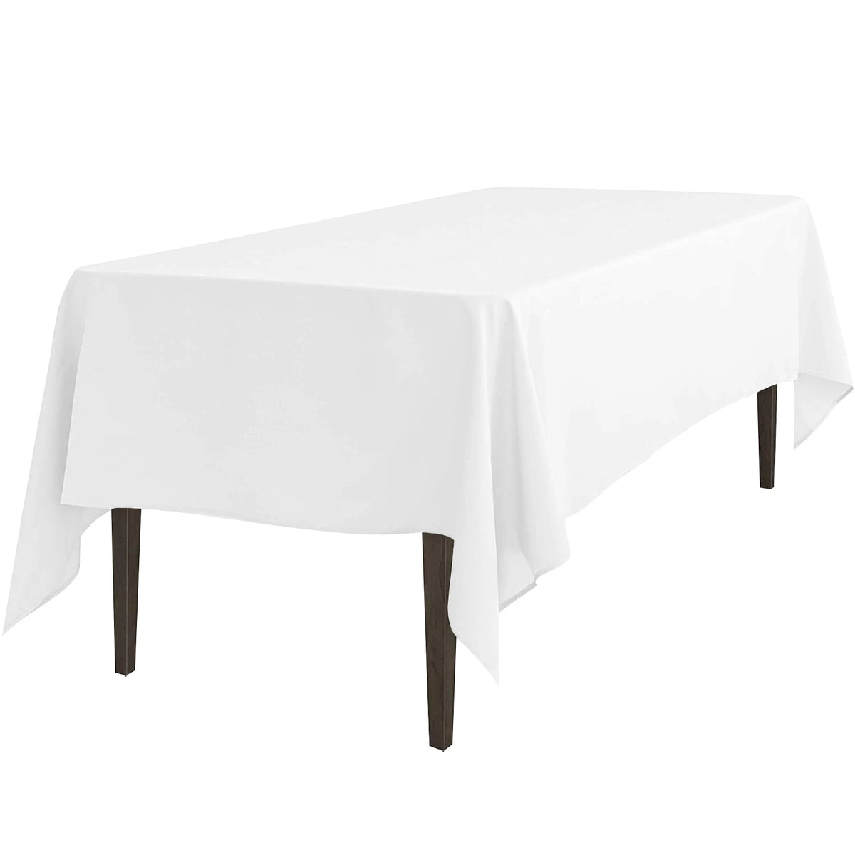 READOR Reusable Polyester Rectangle Tablecloths for Events and Banquets
