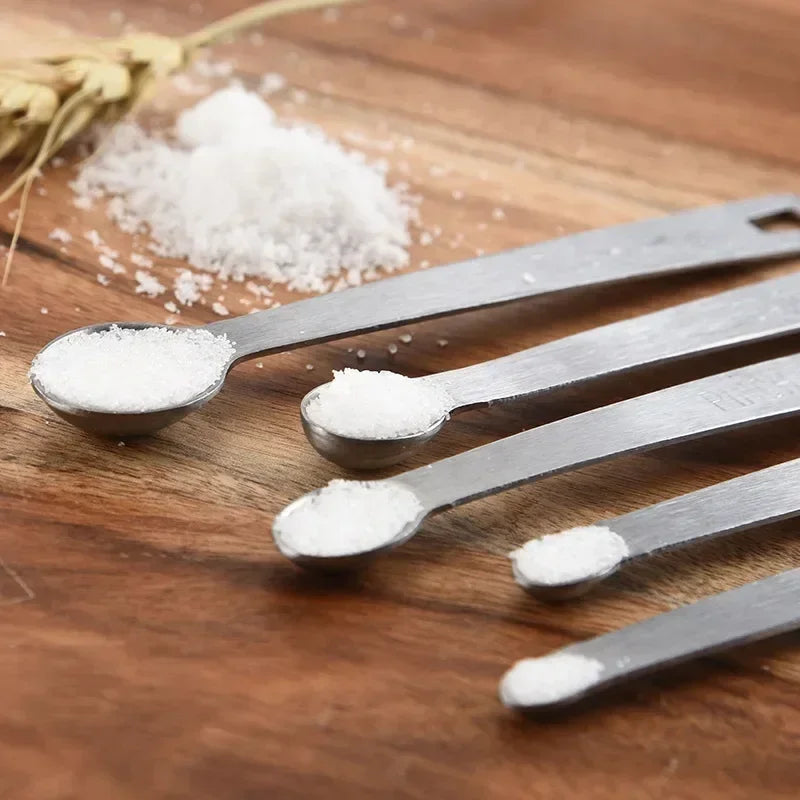 Stainless Steel Measuring Spoons for Dry and Liquid Ingredients