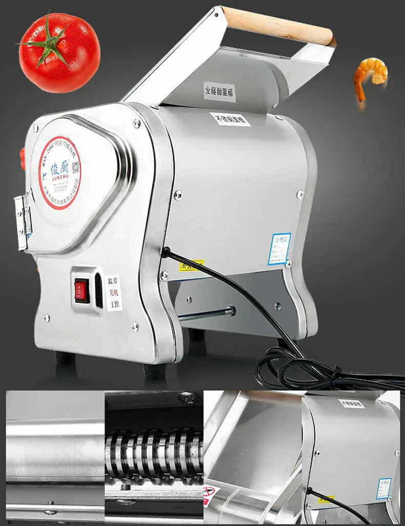 Electric Pasta Noodle Maker Stainless Steel Commercial Dough Press