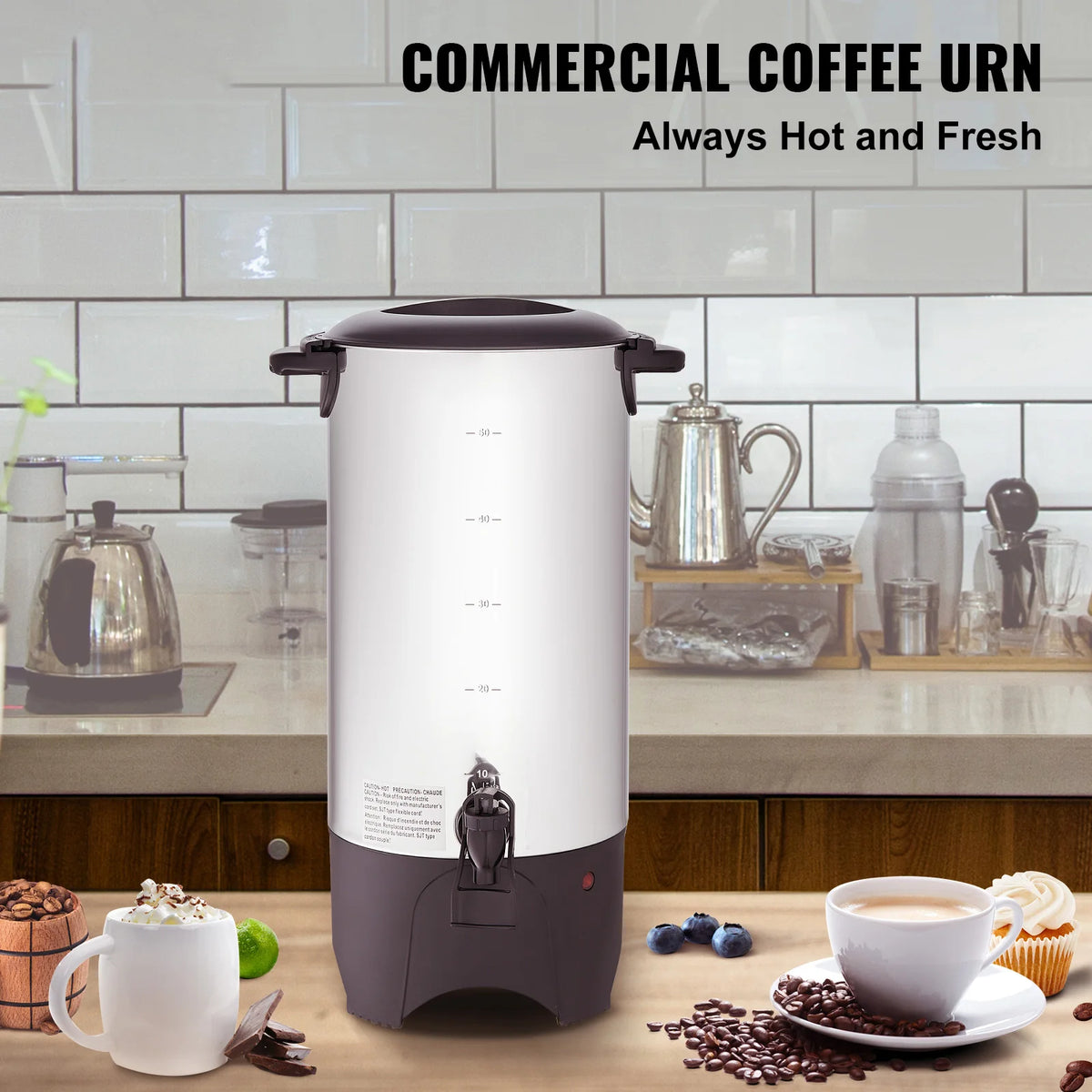 SucceBuy Commercial Coffee Urn For Fast Brewing And Group Service
