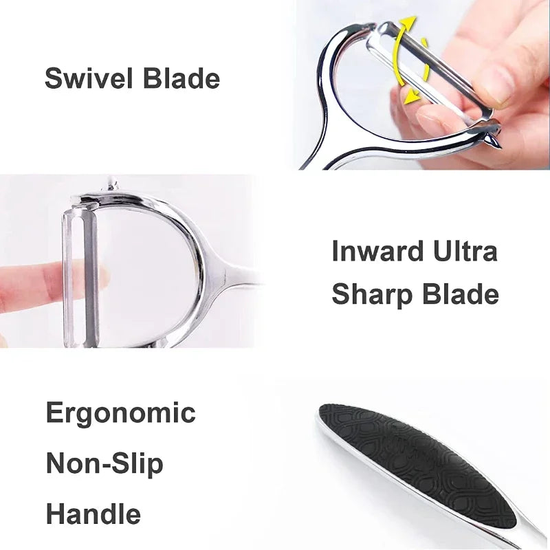 Multi Purpose Stainless Steel Vegetable Peeler And Fruit Zester Kitchen Tool