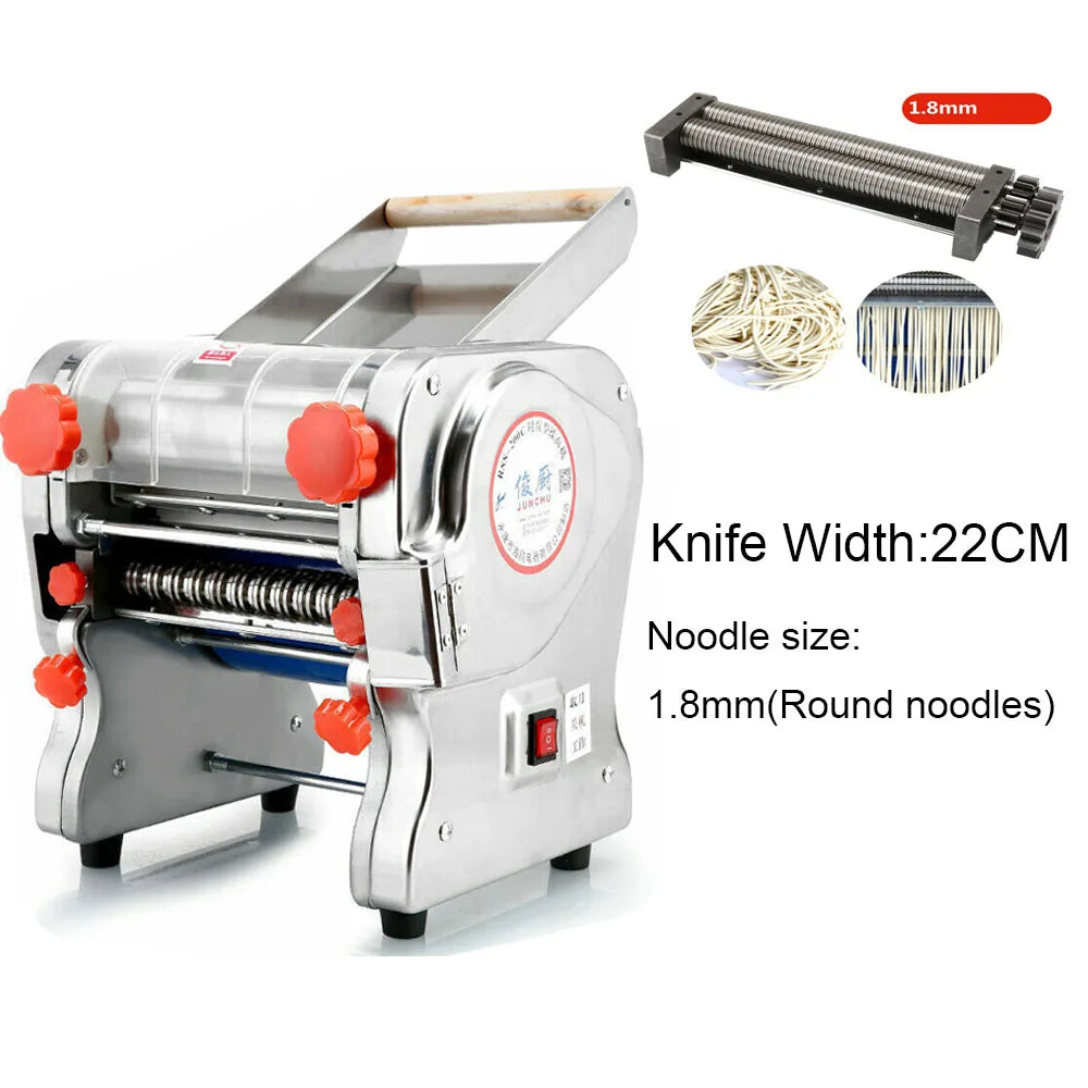 Electric Pasta Noodle Maker Stainless Steel Commercial Dough Press