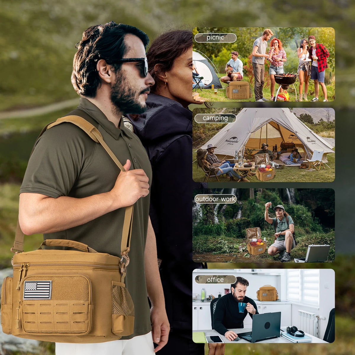 ReFire Gear Tactical Insulated Lunch Bag For Work And Travel