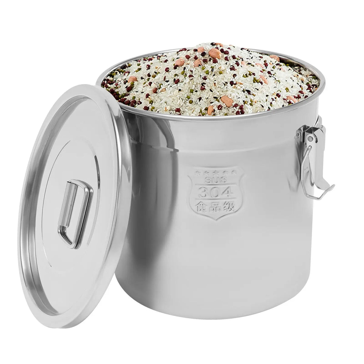Airtight Stainless Steel Rice Storage Canister Food Container