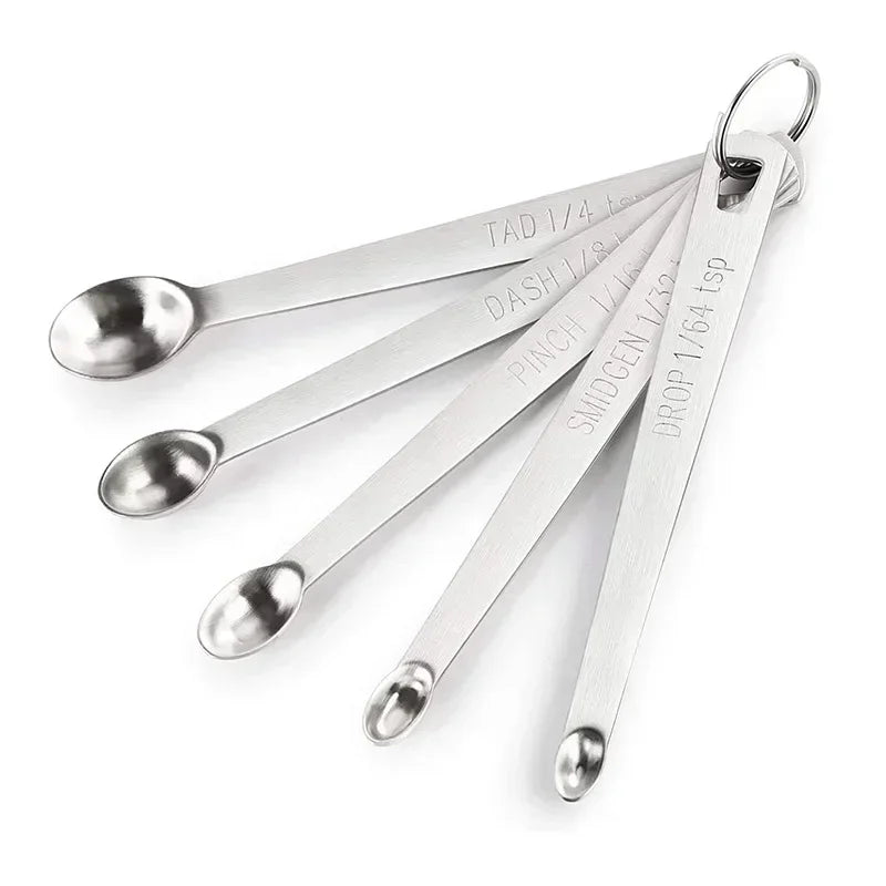 Stainless Steel Measuring Spoons for Dry and Liquid Ingredients
