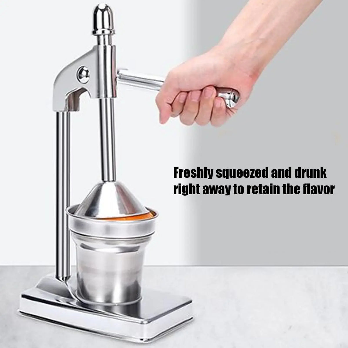 Manual Stainless Steel Citrus Juicer Press for Fresh Juice