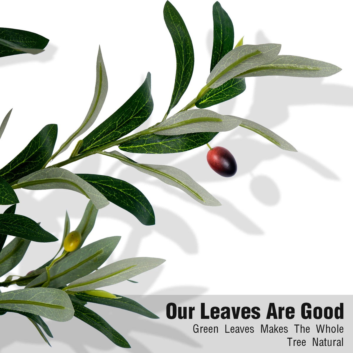 Olitree Artificial Olive Tree With Lifelike Fruit For Home Decor