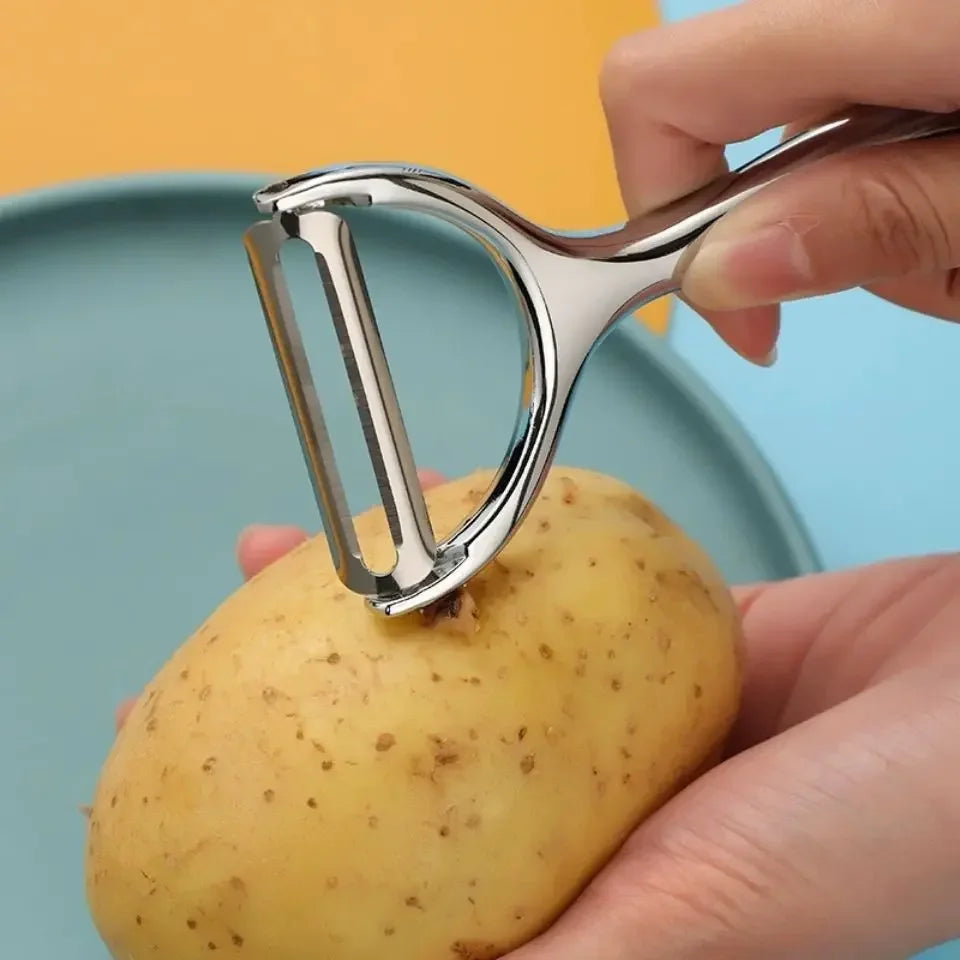 Multi Purpose Stainless Steel Vegetable Peeler And Fruit Zester Kitchen Tool