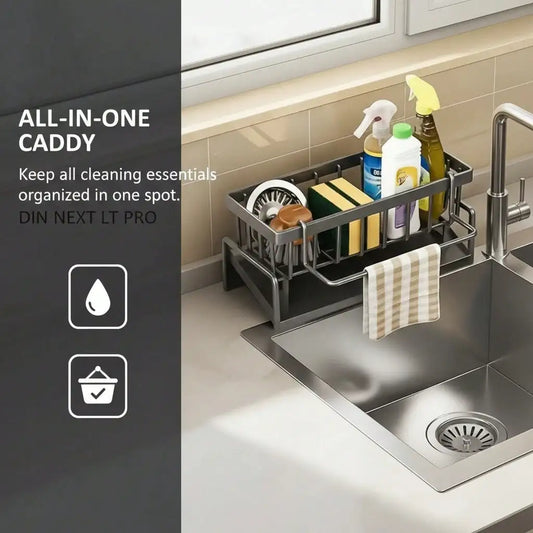 Stainless Steel Kitchen Draining Rack For Sponges Utensils And Soap