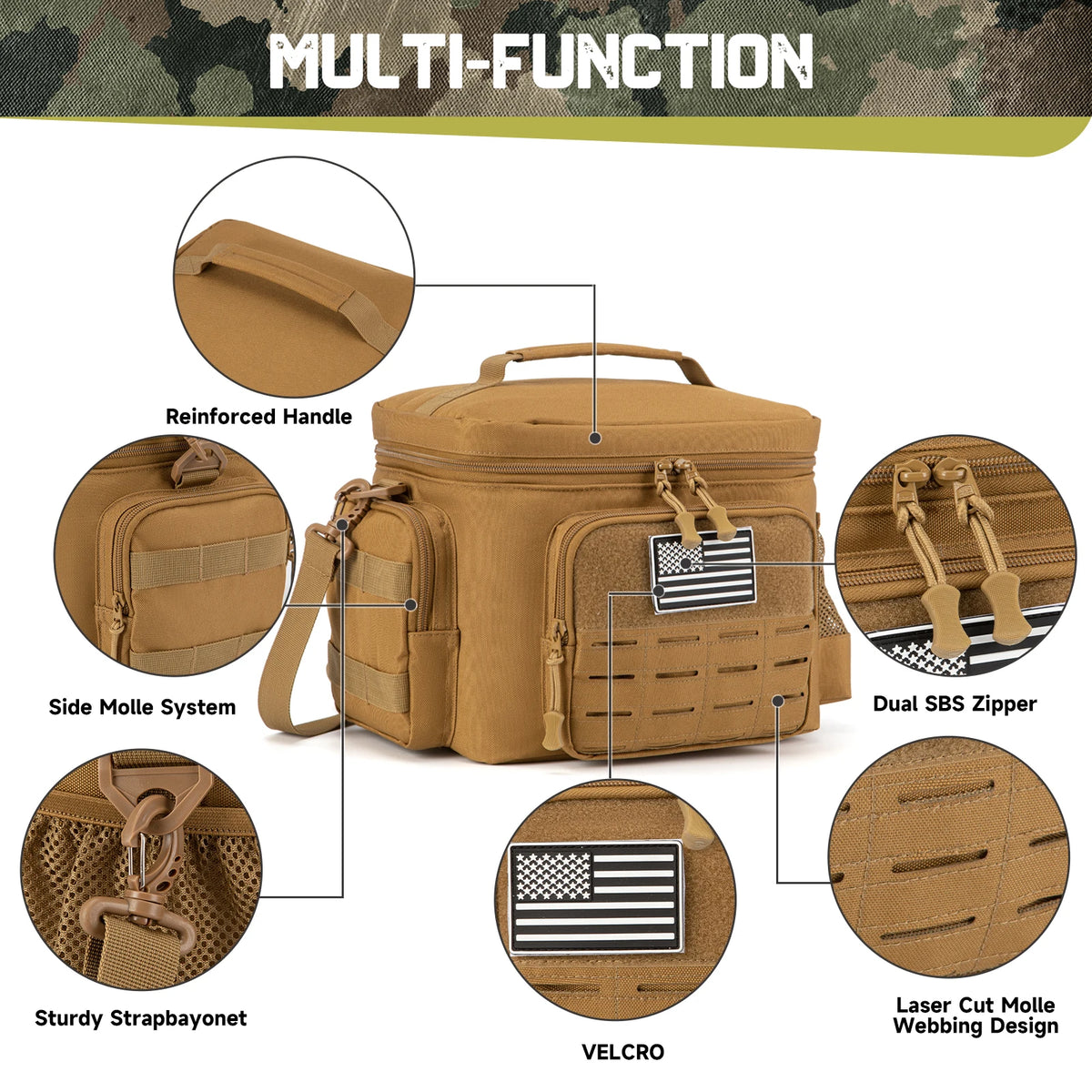 ReFire Gear Tactical Insulated Lunch Bag For Work And Travel