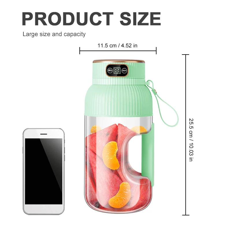 Portable USB Rechargeable Juicer Blender For Smoothies And Fresh Juice