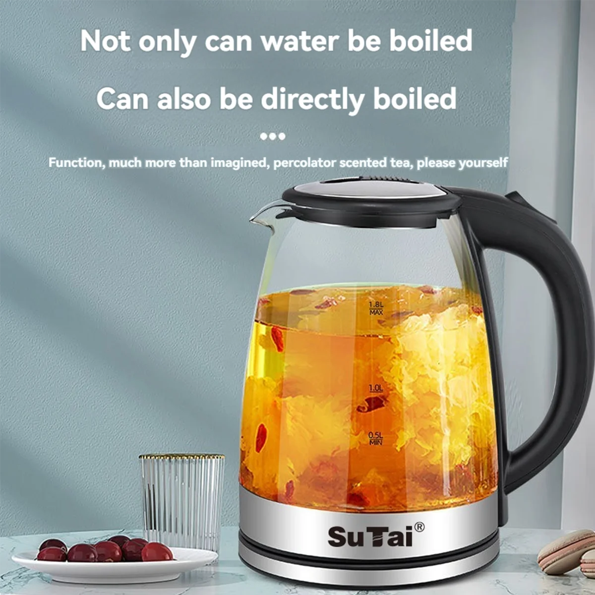 Electric Glass Water Kettle With Fast Boil And Auto Shutoff