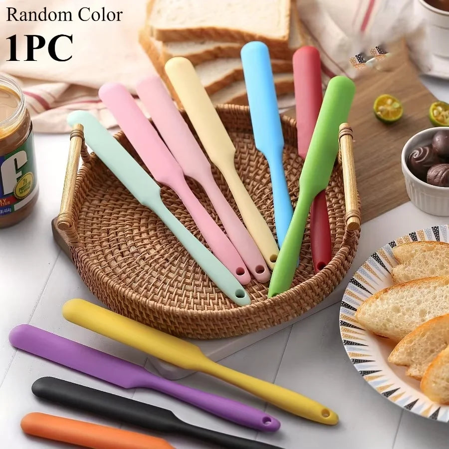 Nonstick Silicone Food Scraper Spatula for Baking and Pastry Preparation