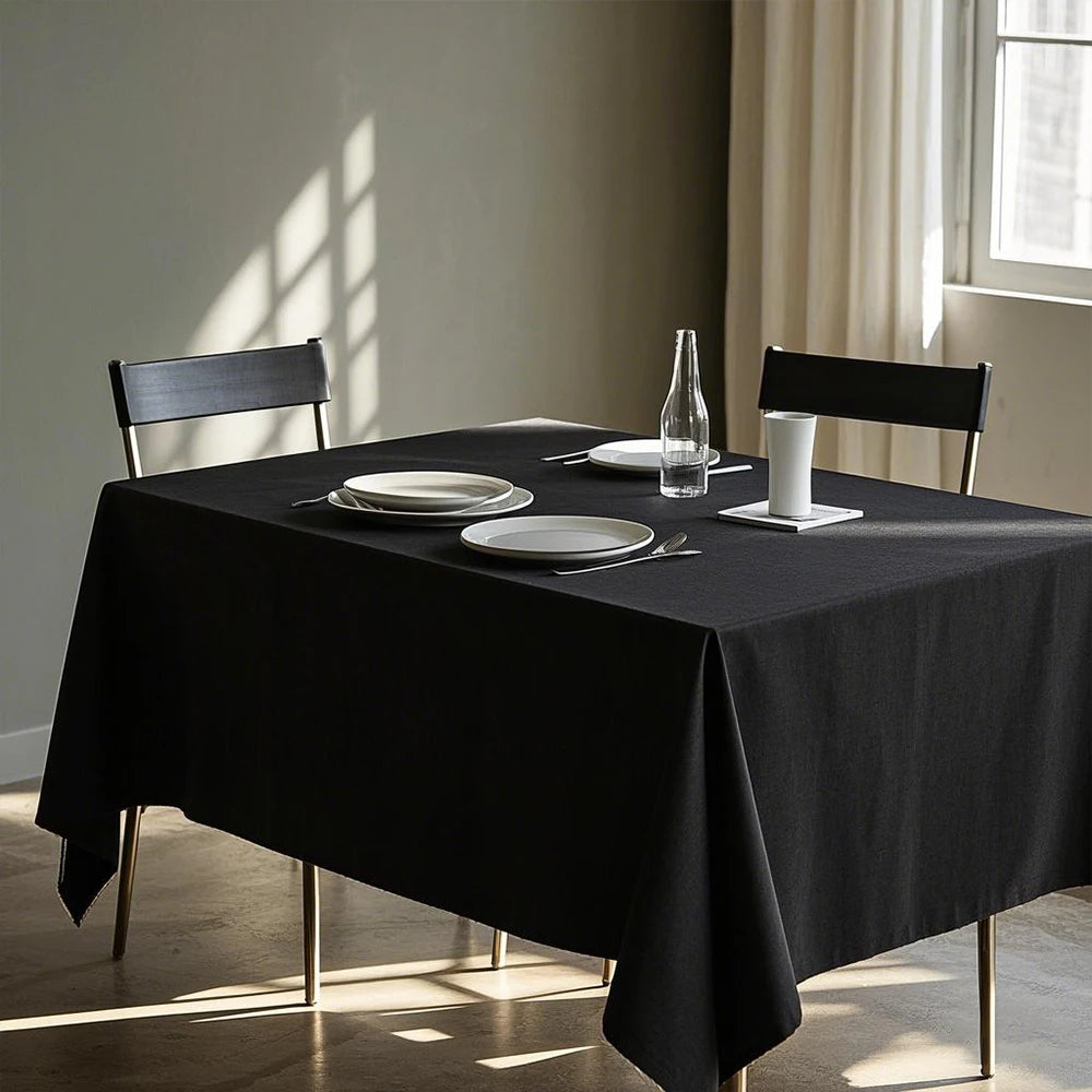 READOR Reusable Polyester Rectangle Tablecloths for Events and Banquets