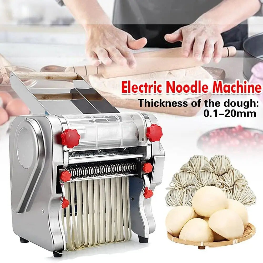 Electric Pasta Noodle Maker Stainless Steel Commercial Dough Press