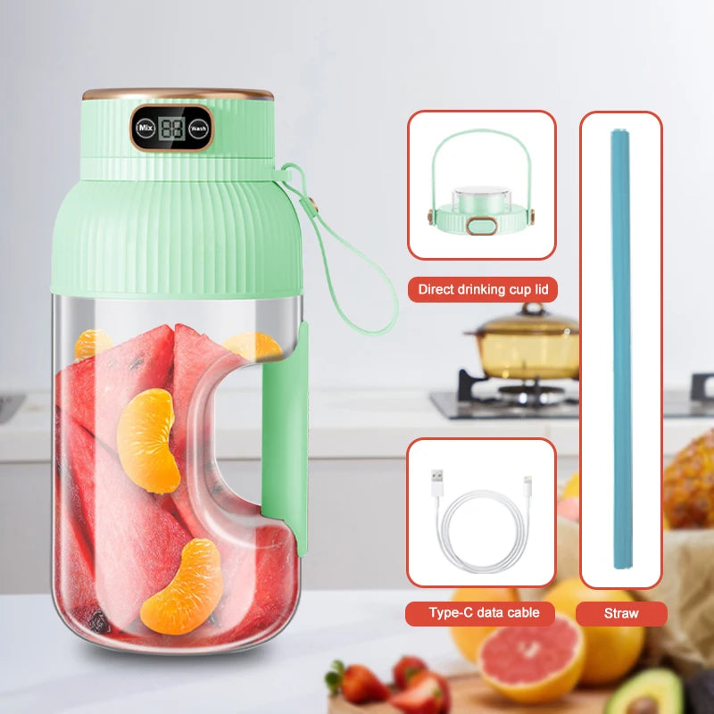 Portable USB Rechargeable Juicer Blender For Smoothies And Fresh Juice