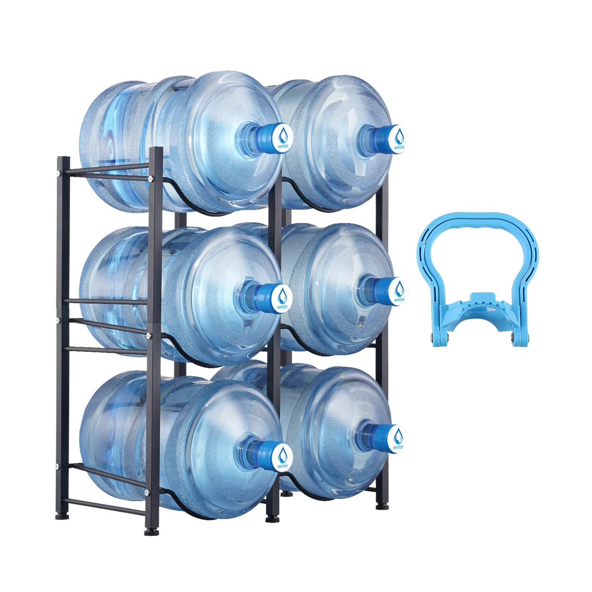SucceBuy Multi Tier Water Jug Holder for Kitchen and Office