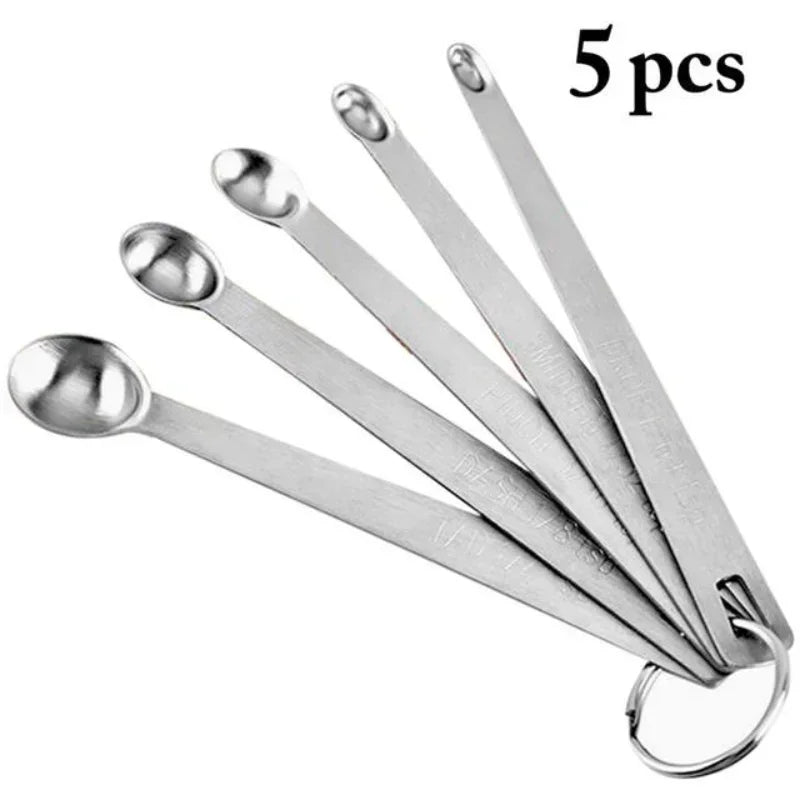 Stainless Steel Measuring Spoons for Dry and Liquid Ingredients
