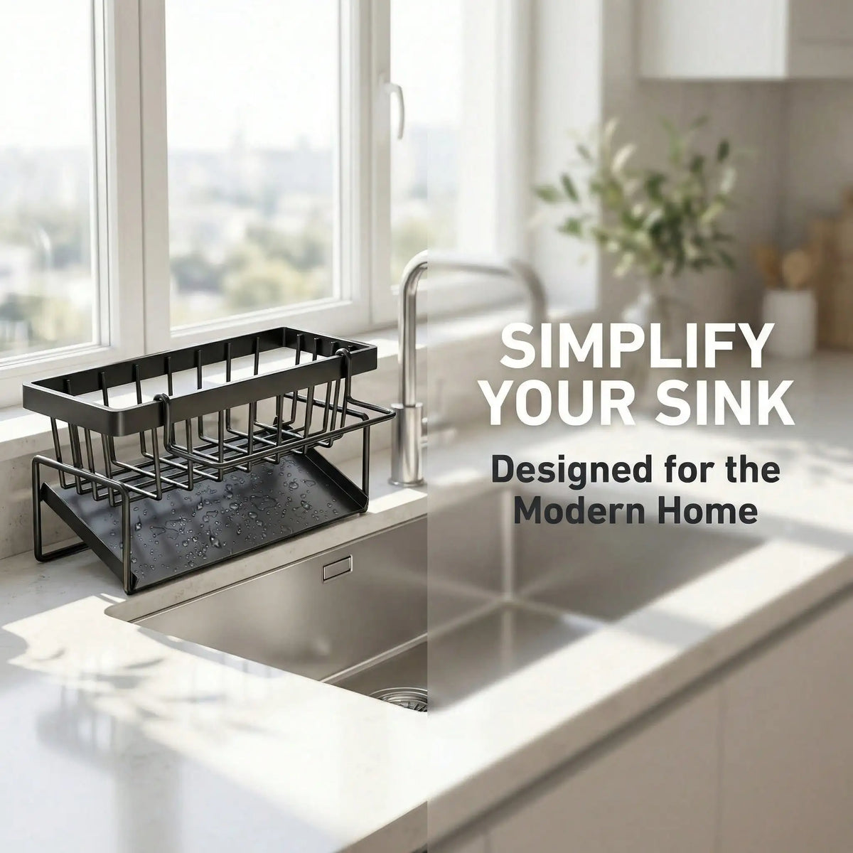 Stainless Steel Kitchen Draining Rack For Sponges Utensils And Soap