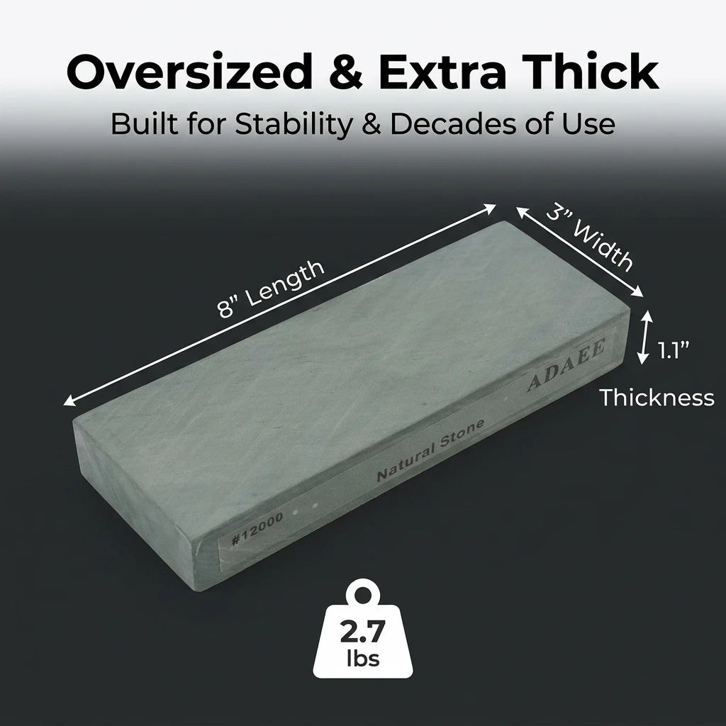 ADAEE Professional 12000 Grit Natural Whetstone Sharpening Stone