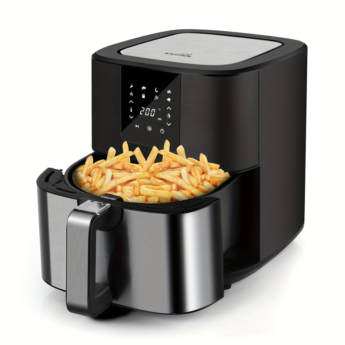 KitCook Digital Air Fryer With 8 Preset Cooking Modes