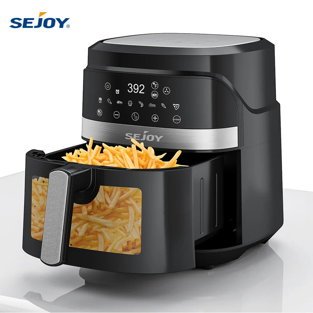 Sejoy Air Fryer Oven With Roast Bake And Dehydrate Functions