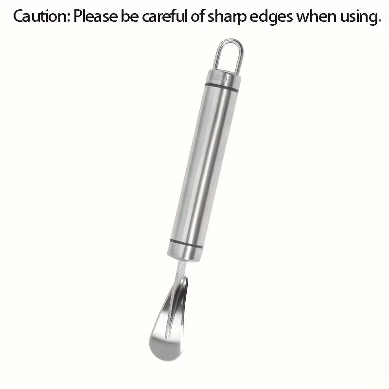 Stainless Steel Citrus Peeler Tool With Handle for Kitchen Use