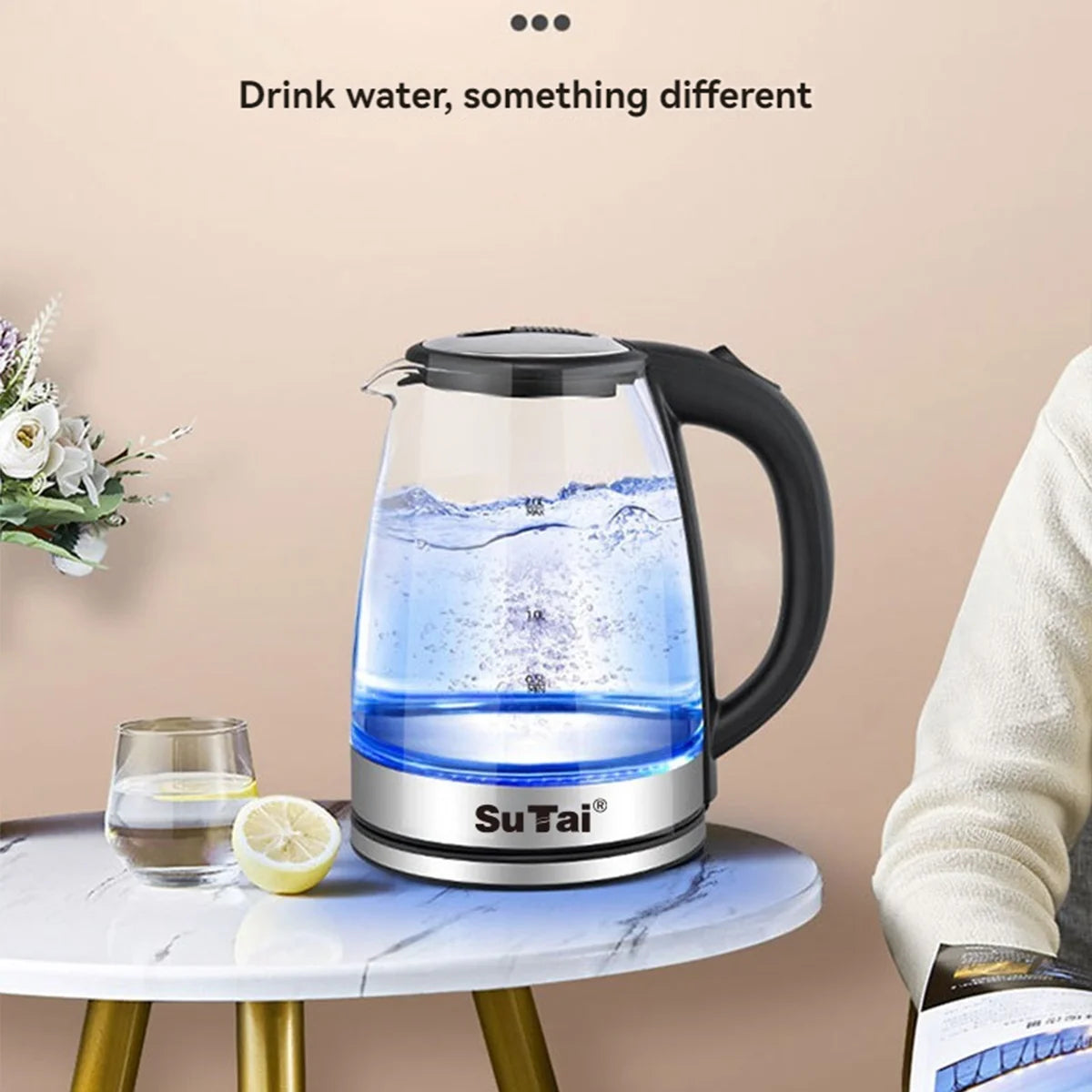 Electric Glass Water Kettle With Fast Boil And Auto Shutoff