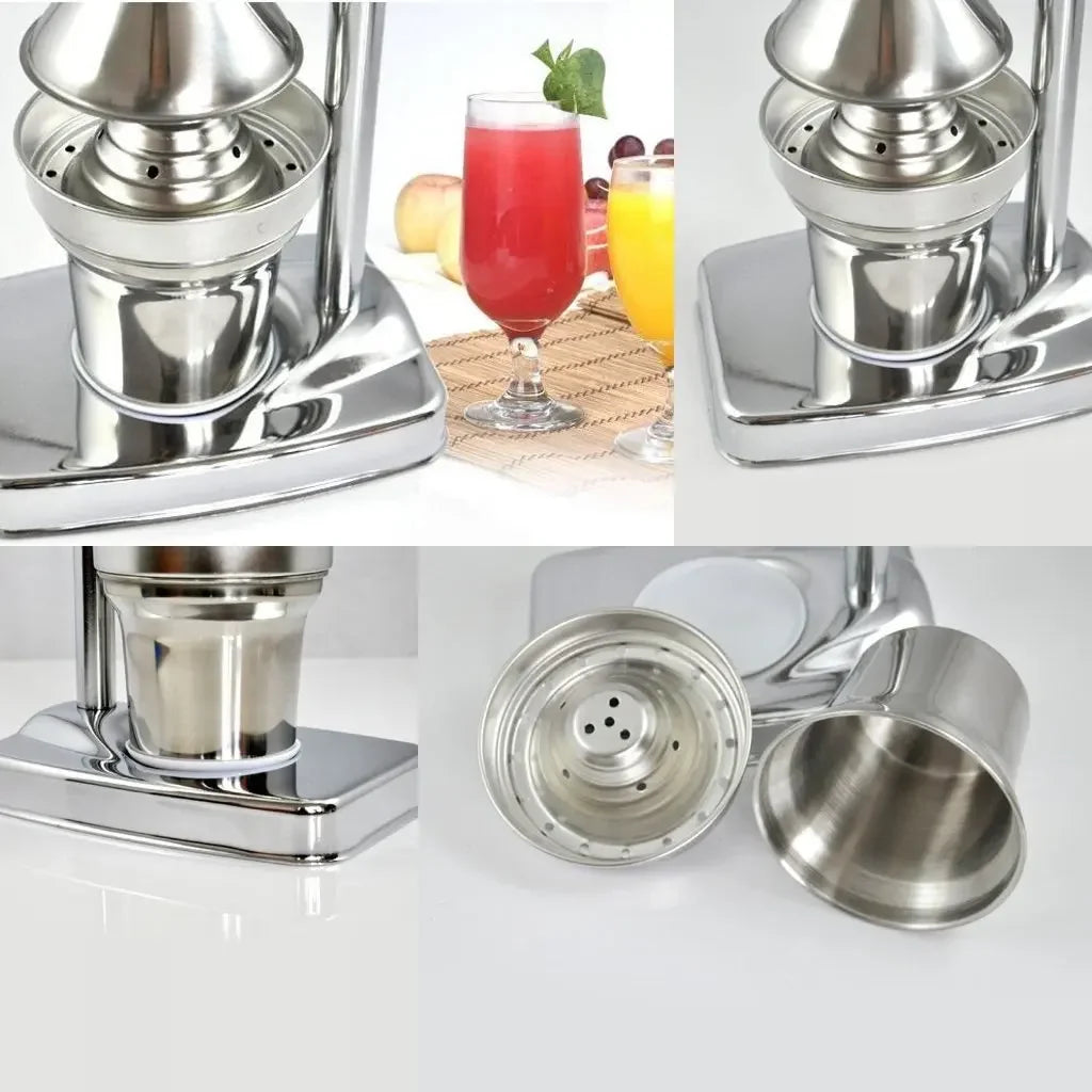 Manual Stainless Steel Citrus Juicer Press for Fresh Juice